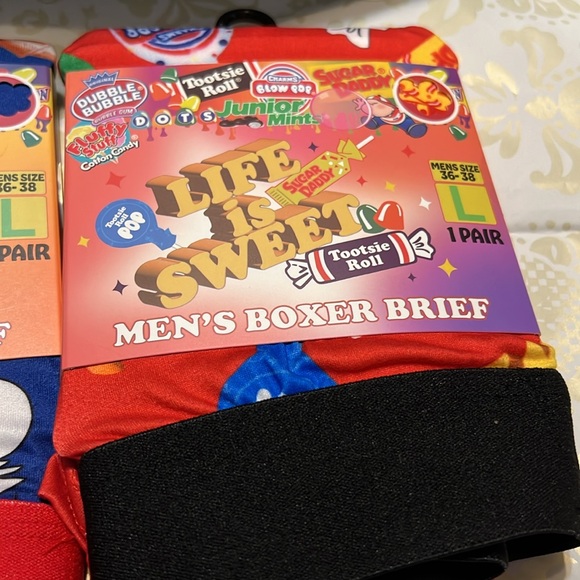 New Two Pair Tootsie Pops Men’s Large “It’s Owl Good” Life is Sweet Boxer Brief - Picture 10 of 12